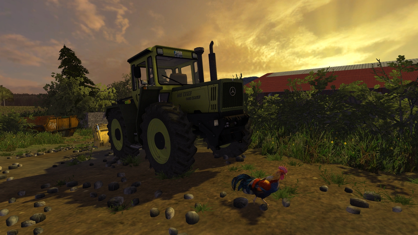 MB Trac 1400 Turbo mit Hecklader