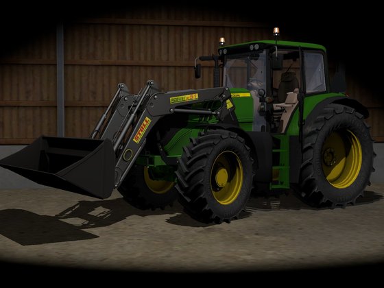 John Deere 6150M with Stoll Robust F51