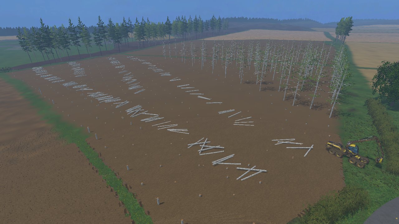 Plantage bearbeiten mit FDR Scorpion