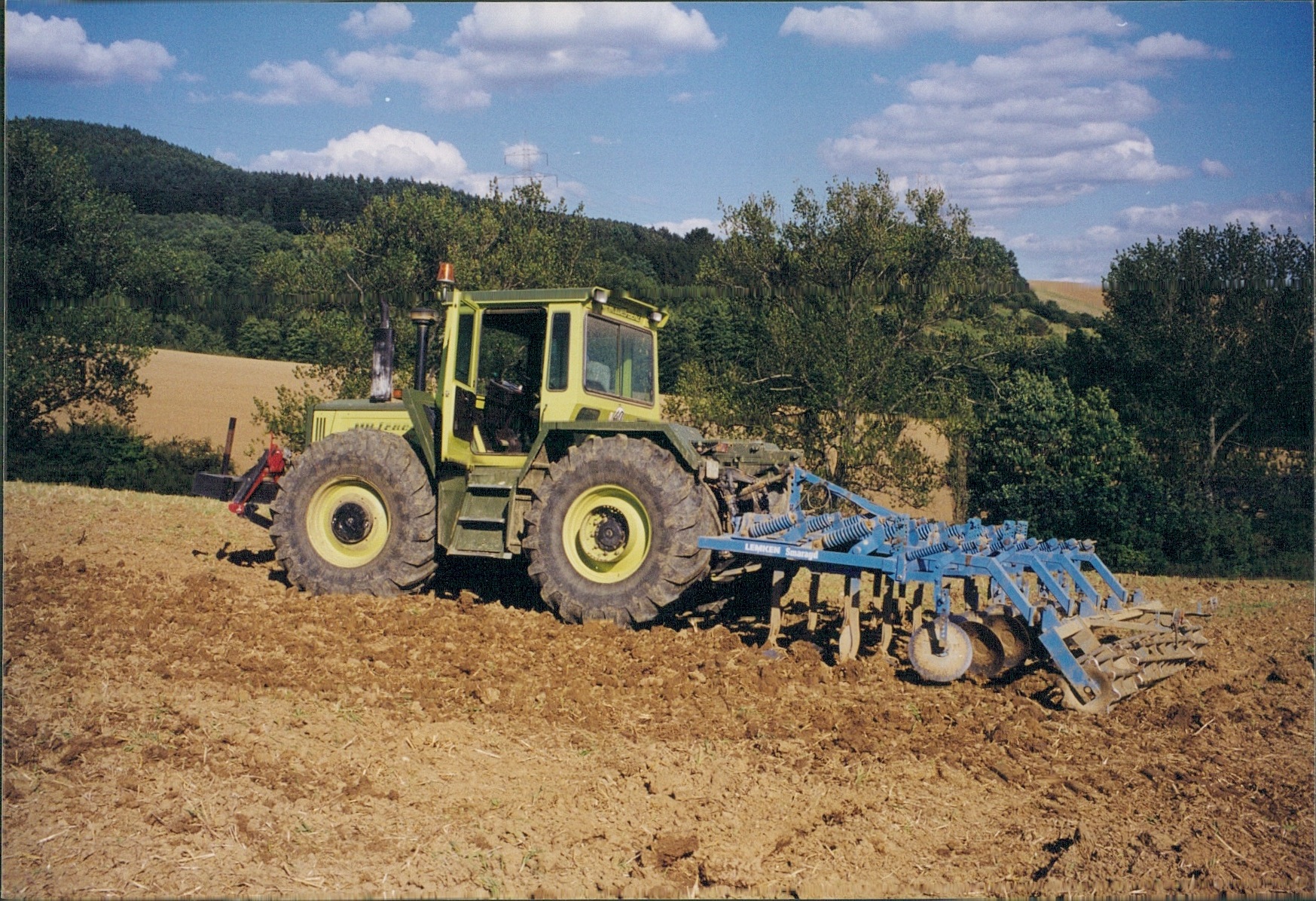 MB Trac 1800 IC + Lemken Smaragd 500