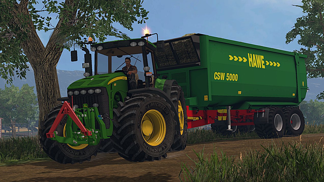 John Deere 8530 und Hawe