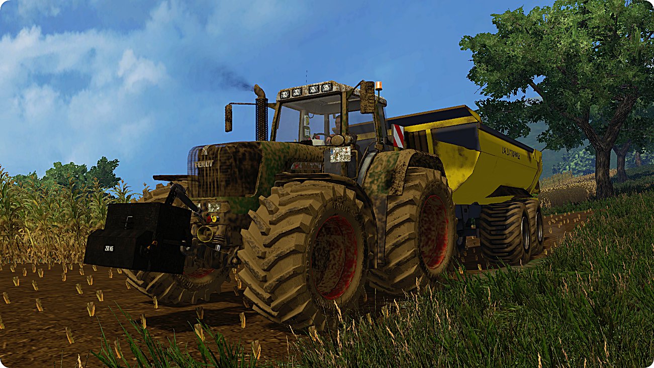 Fendt Vario 930 TMS und Mulde