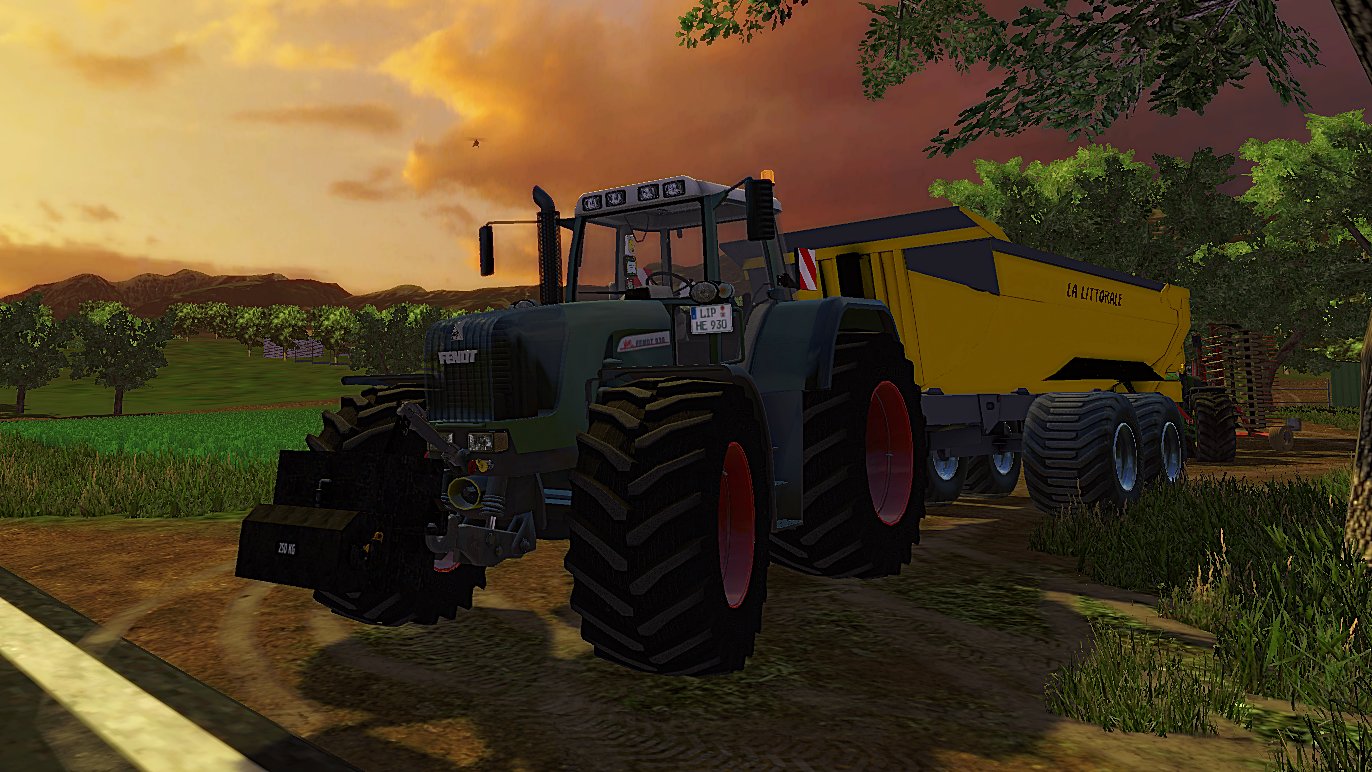 Fendt Vario 930 TMS und Mulde
