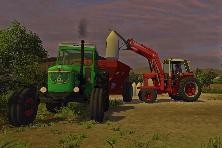 Düngerladen mit Deutz und IH :)