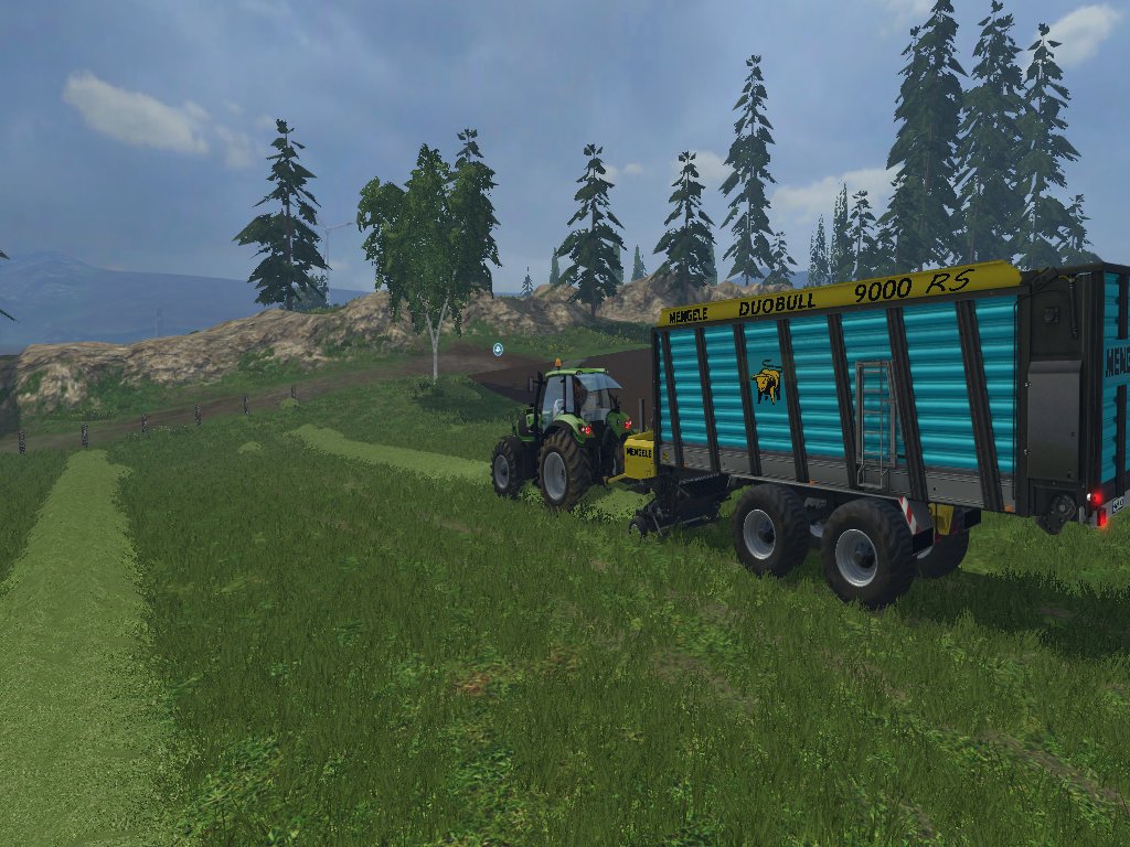 Mengele Duobull und Deutz TTV 6190. Gutes Gespann.