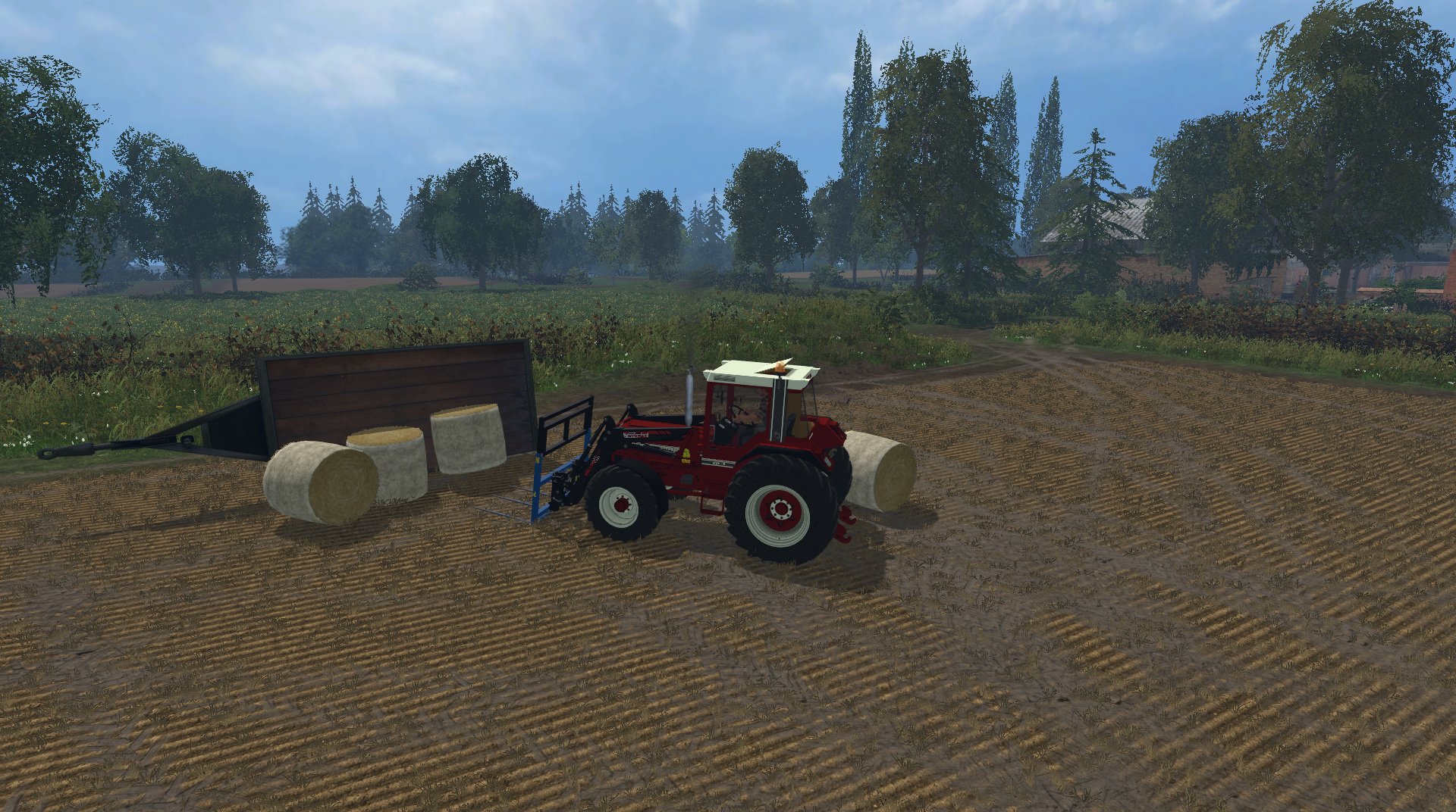 Ballenwagen umgeschmissen