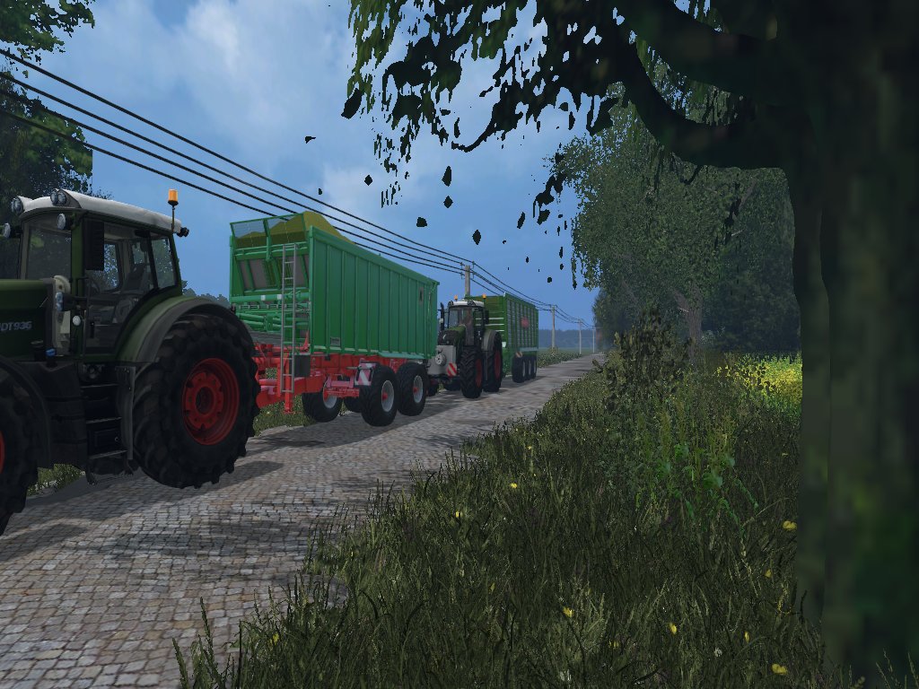 Pause beim Abtransport