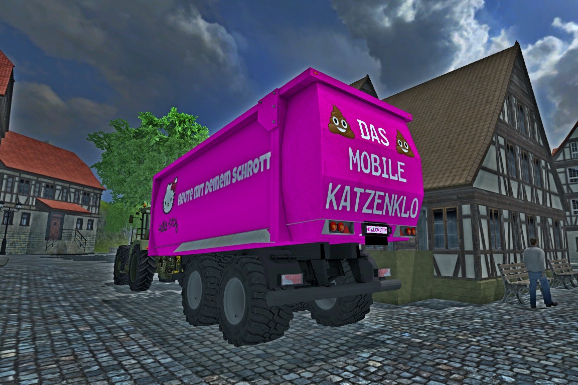 Ausfahrt mit dem neuen, farbschönen Abschiebewagen :D