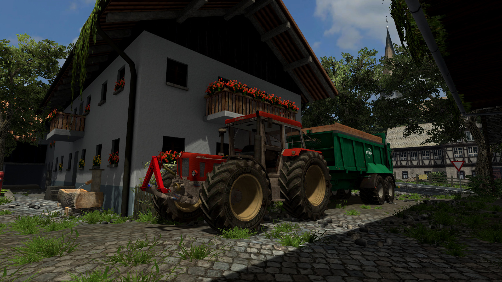 Fertig zum Miststreuen
