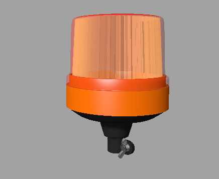 Hänsch Comet M LED RKL zum Aufstecken I3d Model Fertig