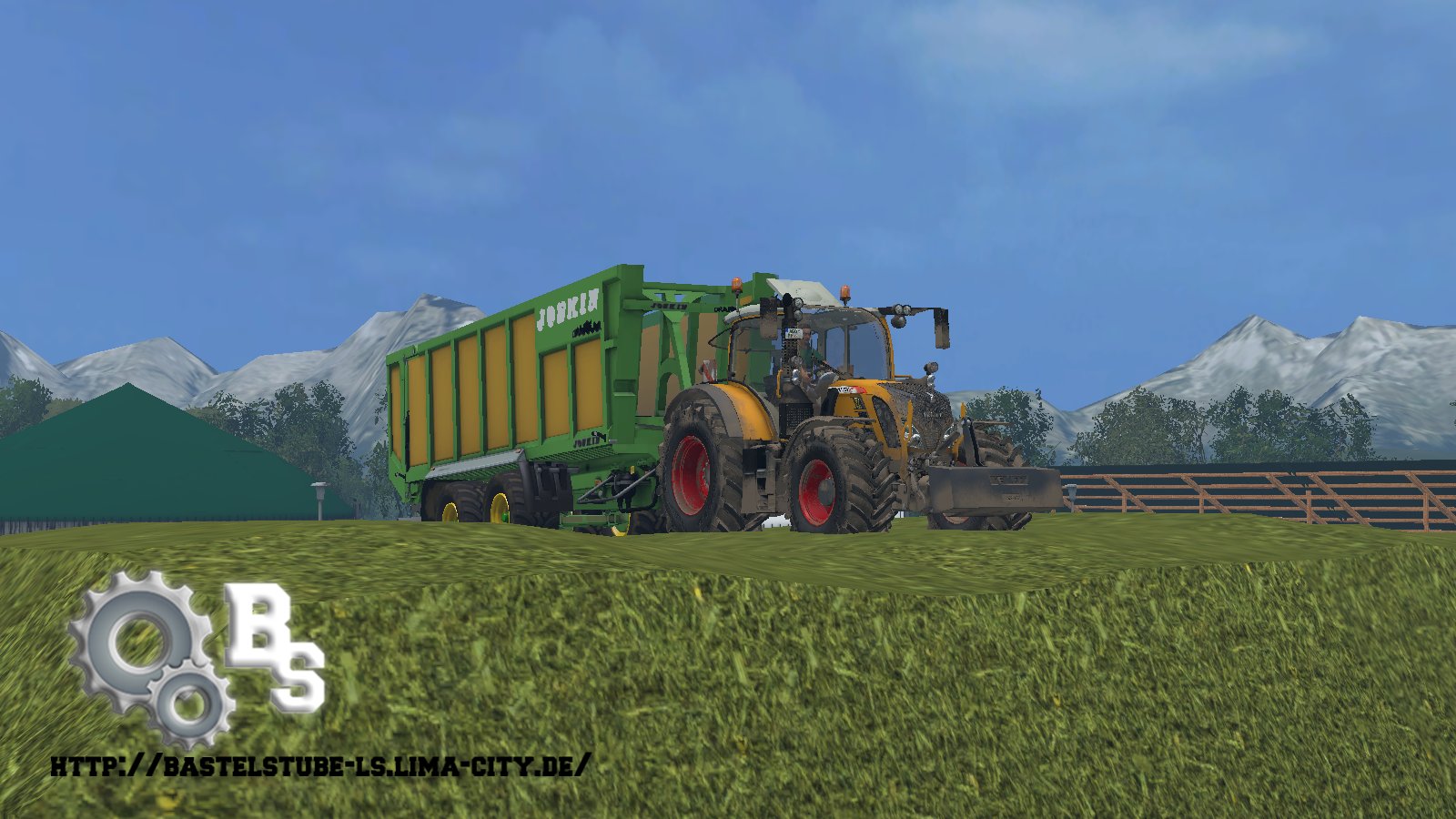 Fendt 724 mit Joskin Anhänger