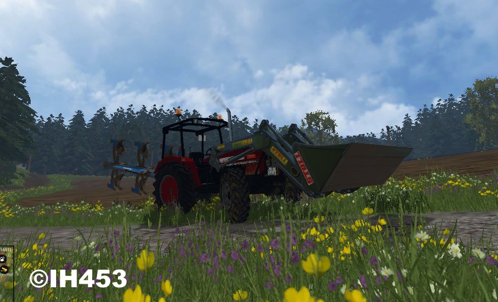 Case IH 633 nach getaner arbeit (Ja ich weis ist n großer Pflug aber noch keinen gescheiten gefunden :D)