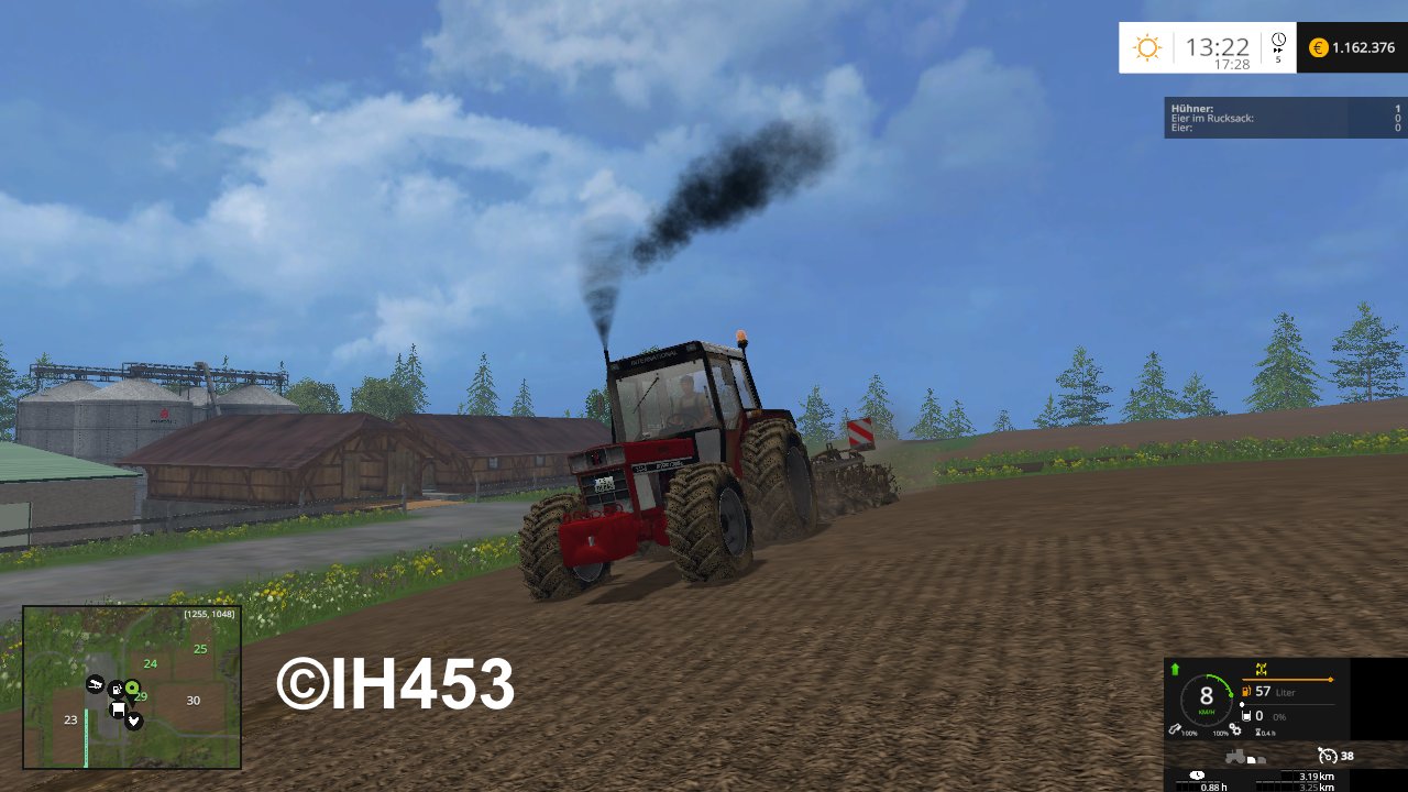 IHC 844 SA erste test im LS15 Dirt läuft er schonmal :DD