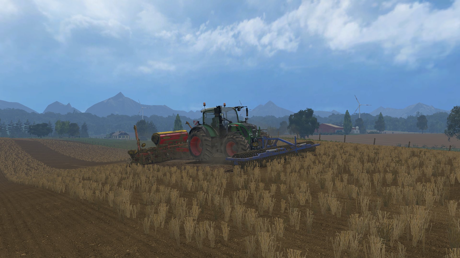 Mais Ansäen mit Fendt 724 Vario!