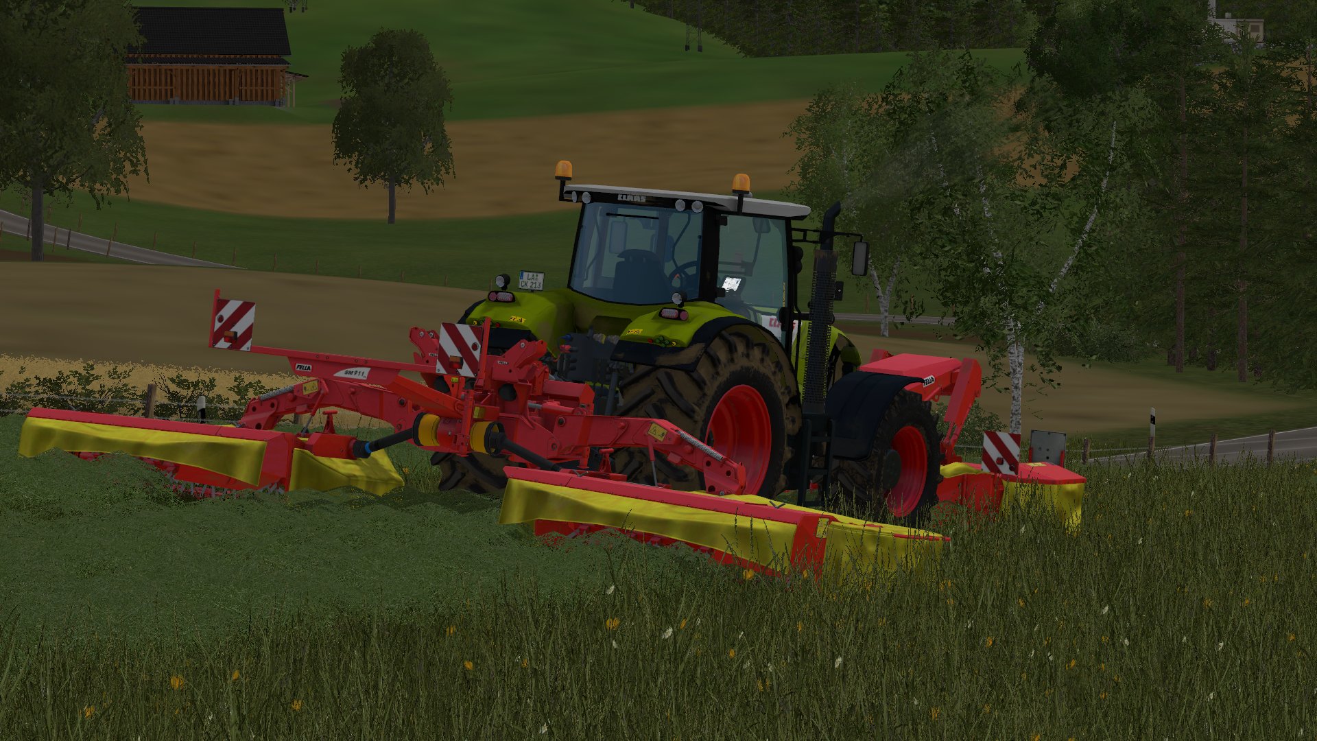 Gras mähen