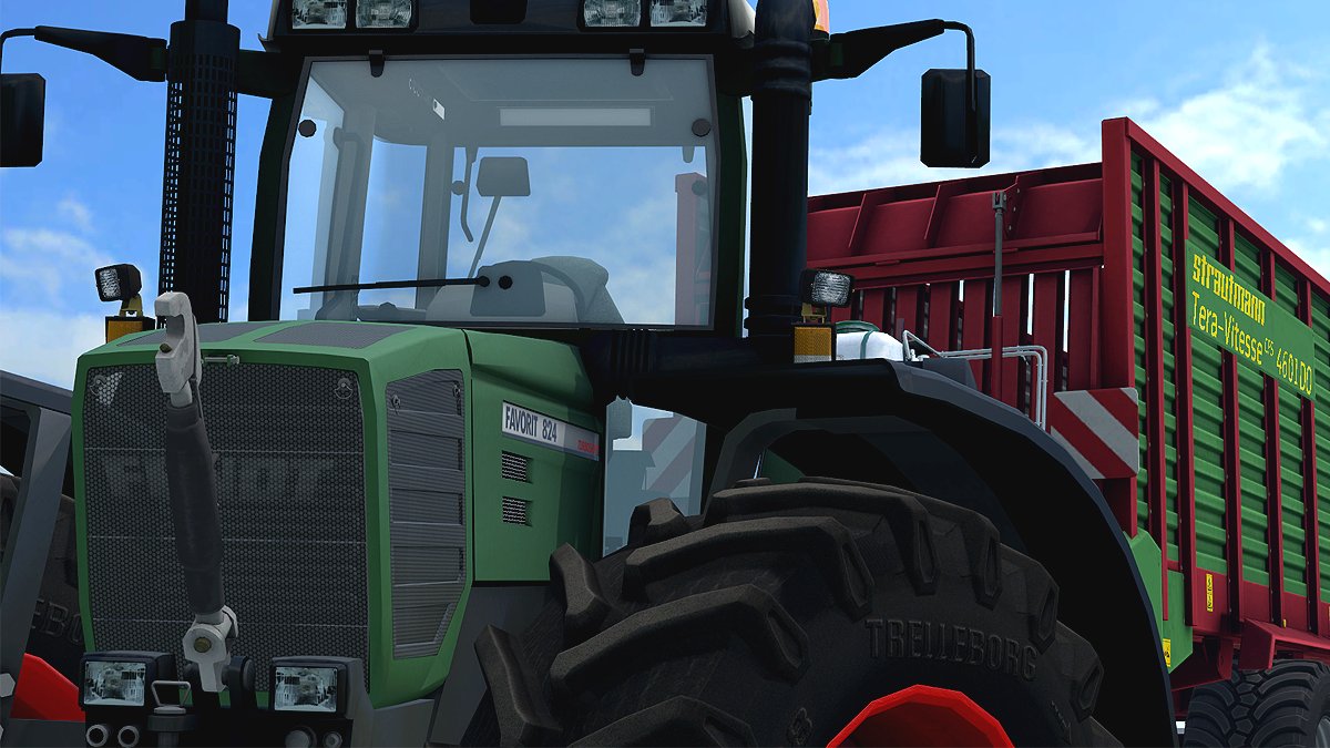 Gras sammeln mit'm Favorit 824