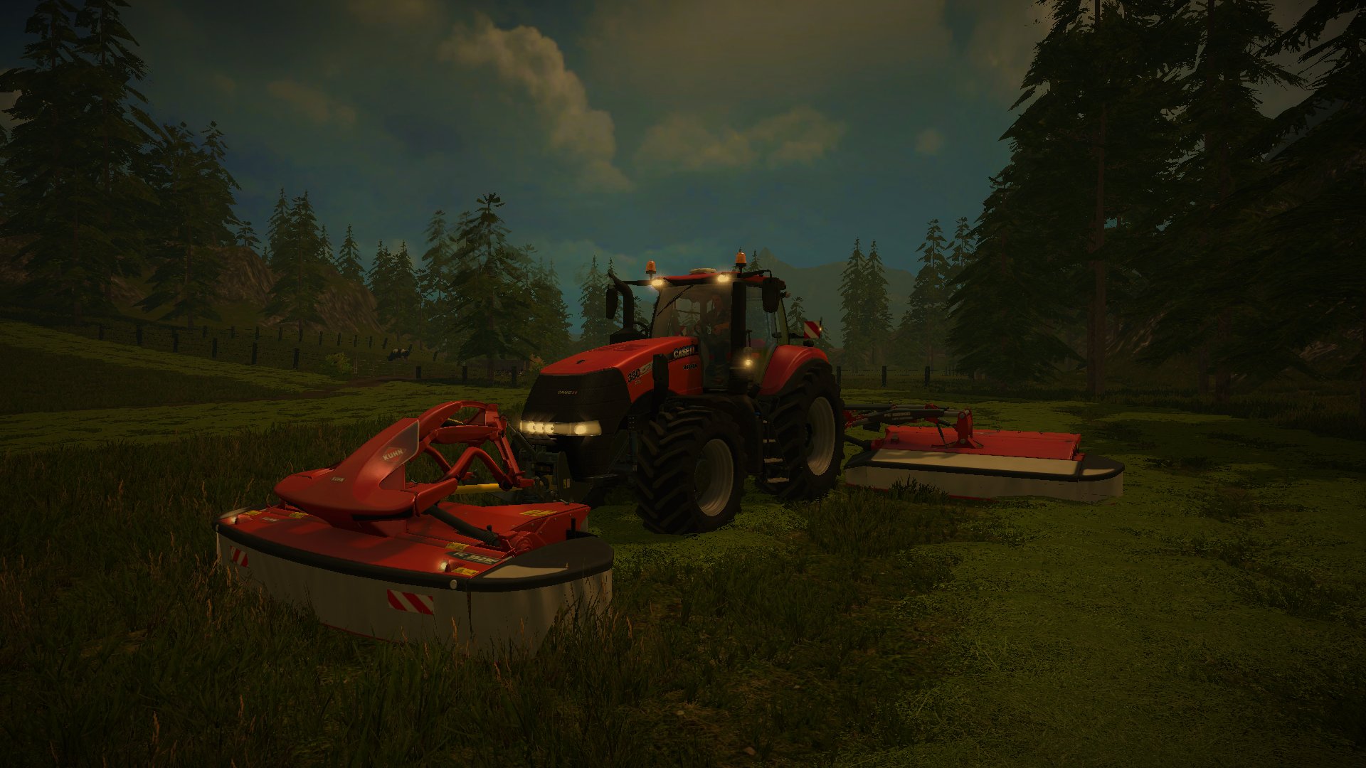 CASE am Mähen für Silage!:)