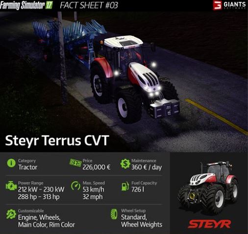 Steyr Terrus CVT im LS17