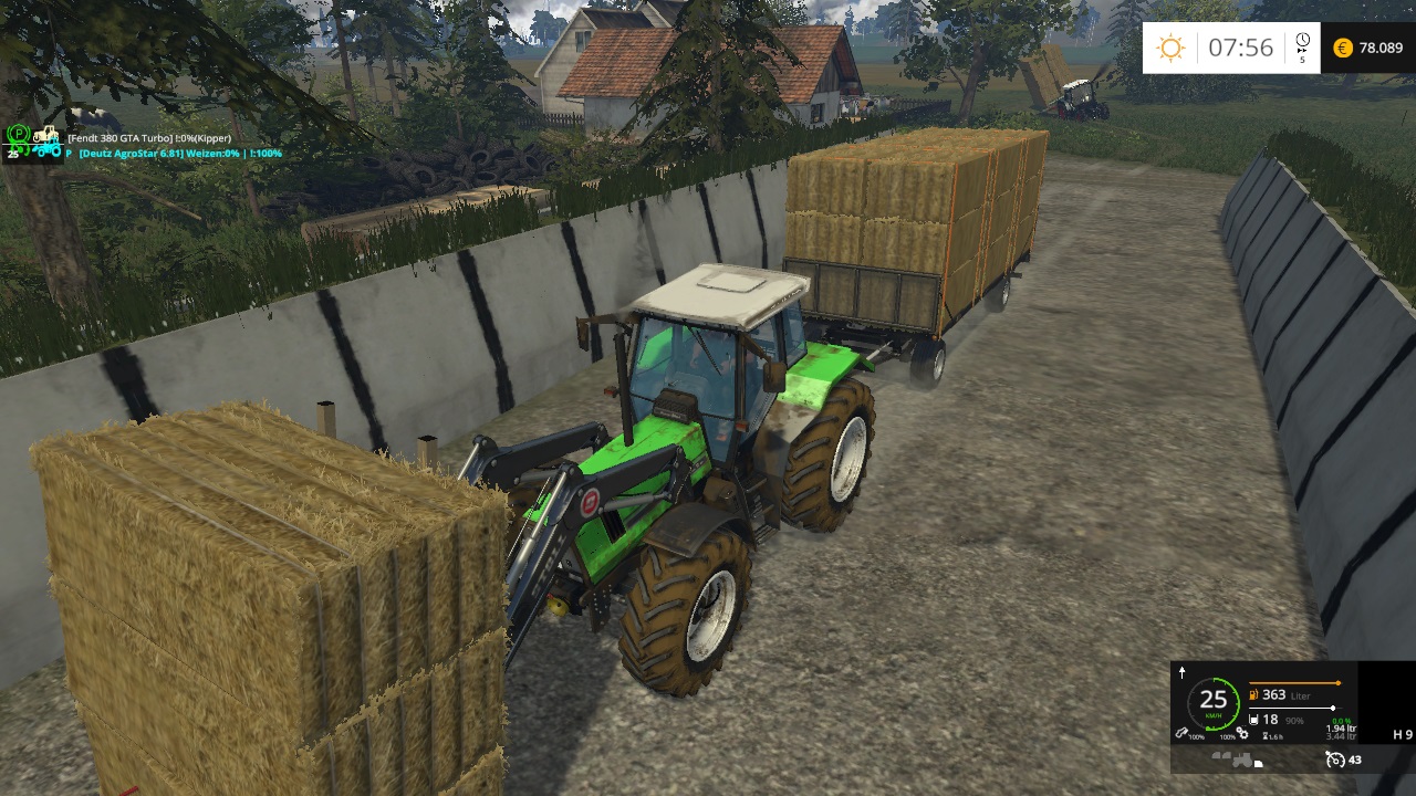Ballen fahren