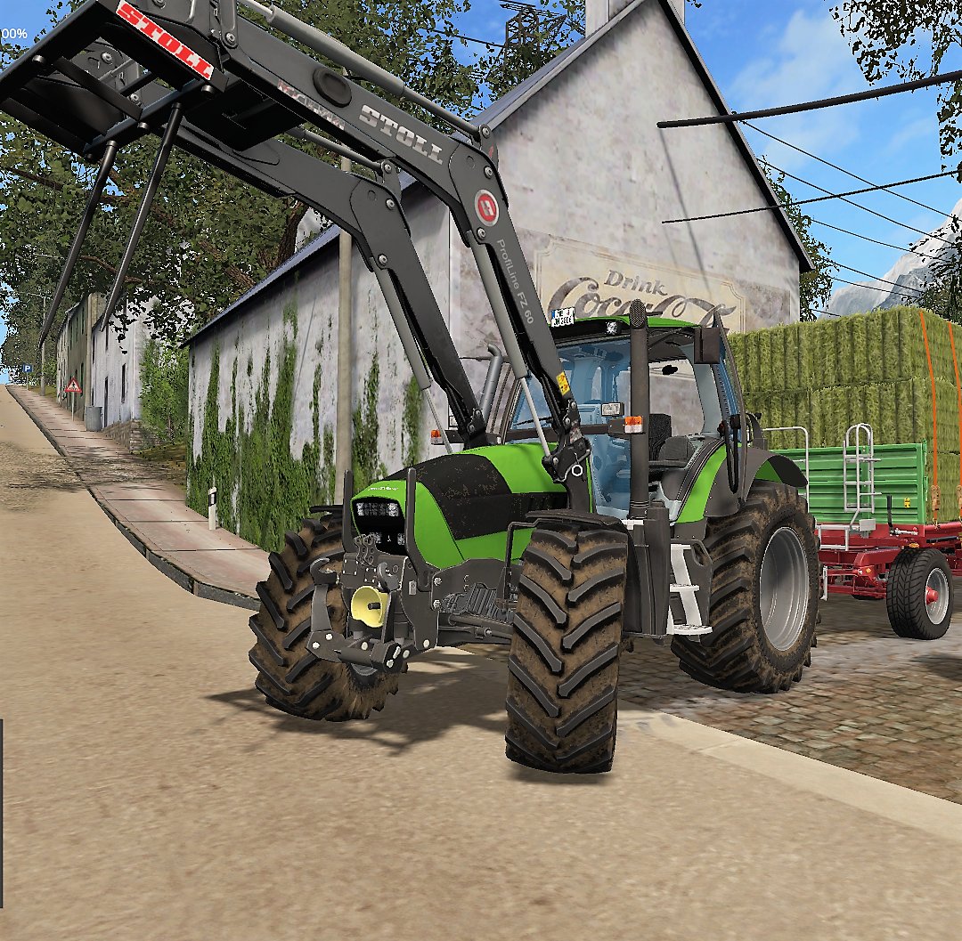 So ballen holen mit dem Agrotron.