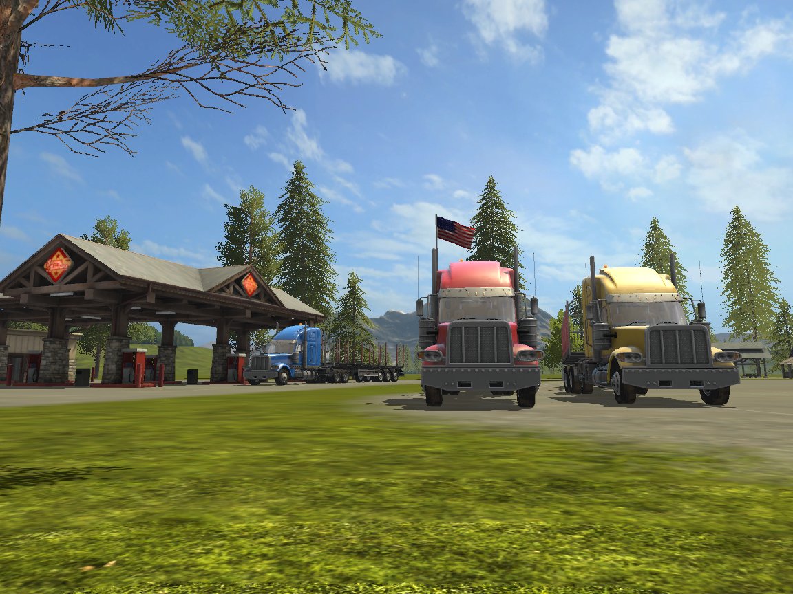 American_Logger_Truckstop_am_Hafen