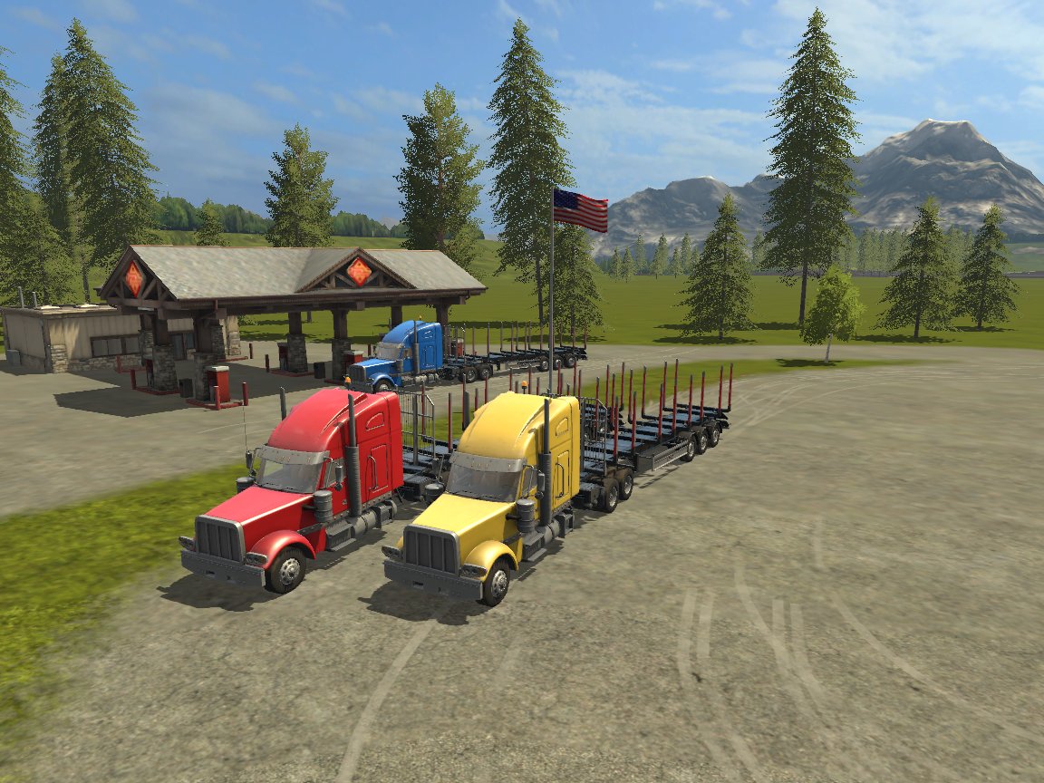 American_Logger_Truckstop_am_Hafen