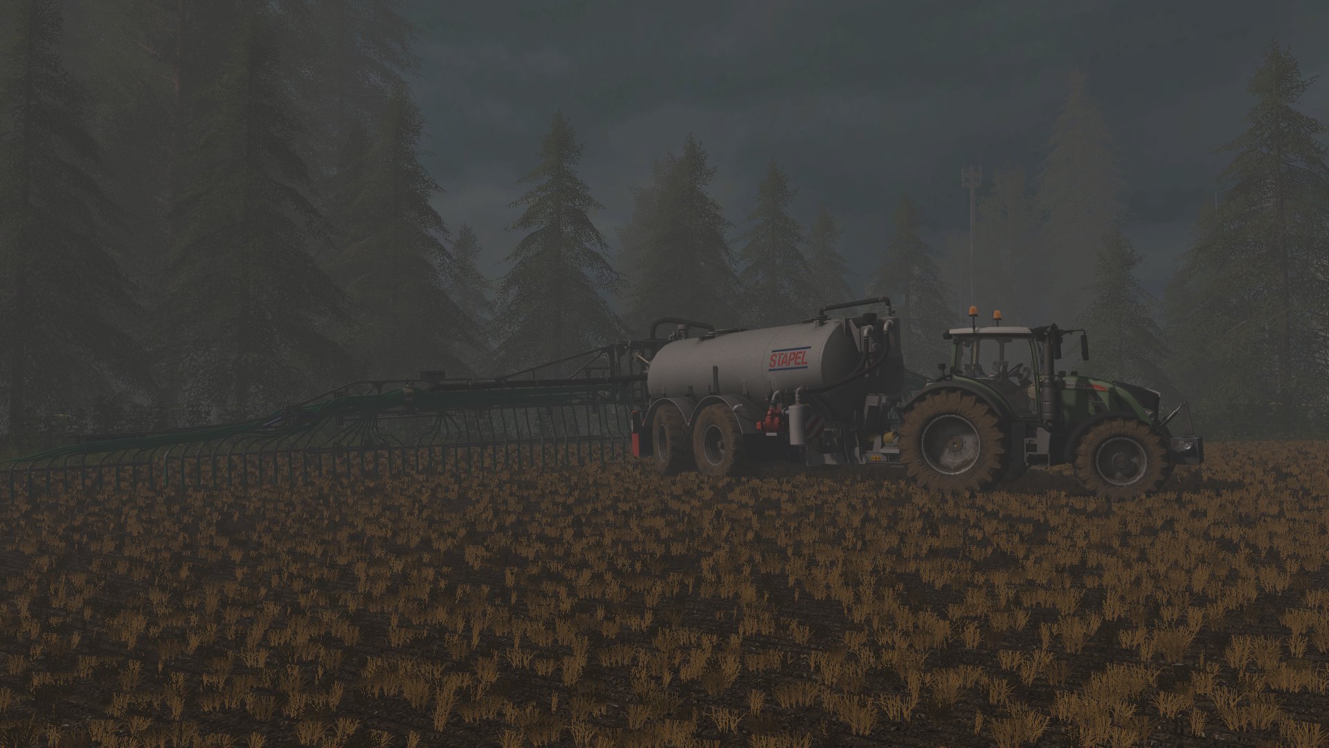 Fendt 724 Vario mit Stapel Tandem