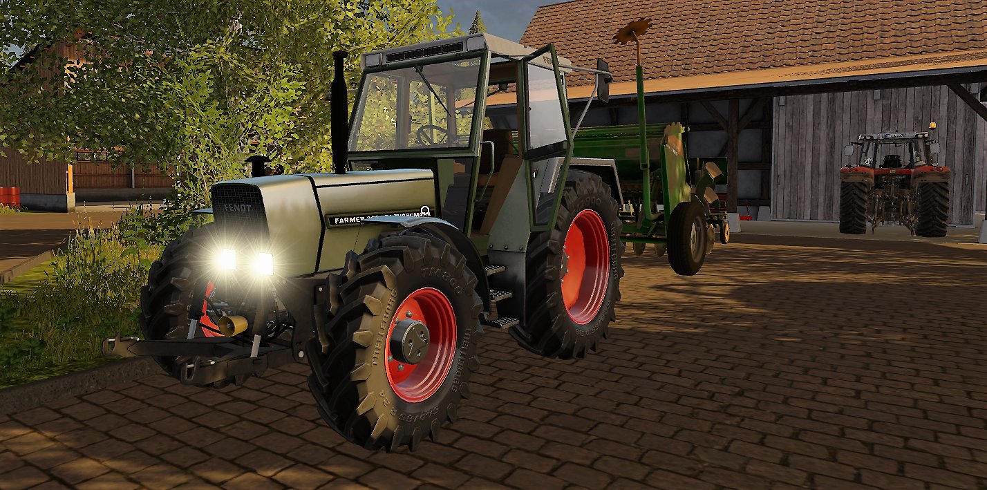 Drillen mit dem Fendt 309 LSA und der Amazone