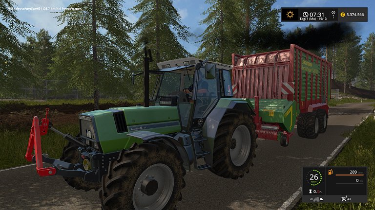 Agrostar 6.31 Familie im Einsatz