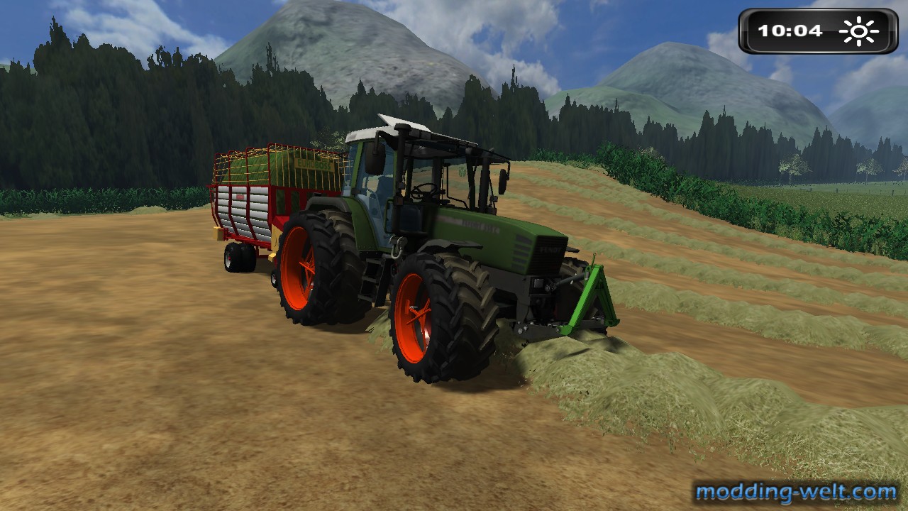 Mein Fendt mit Ladewagen