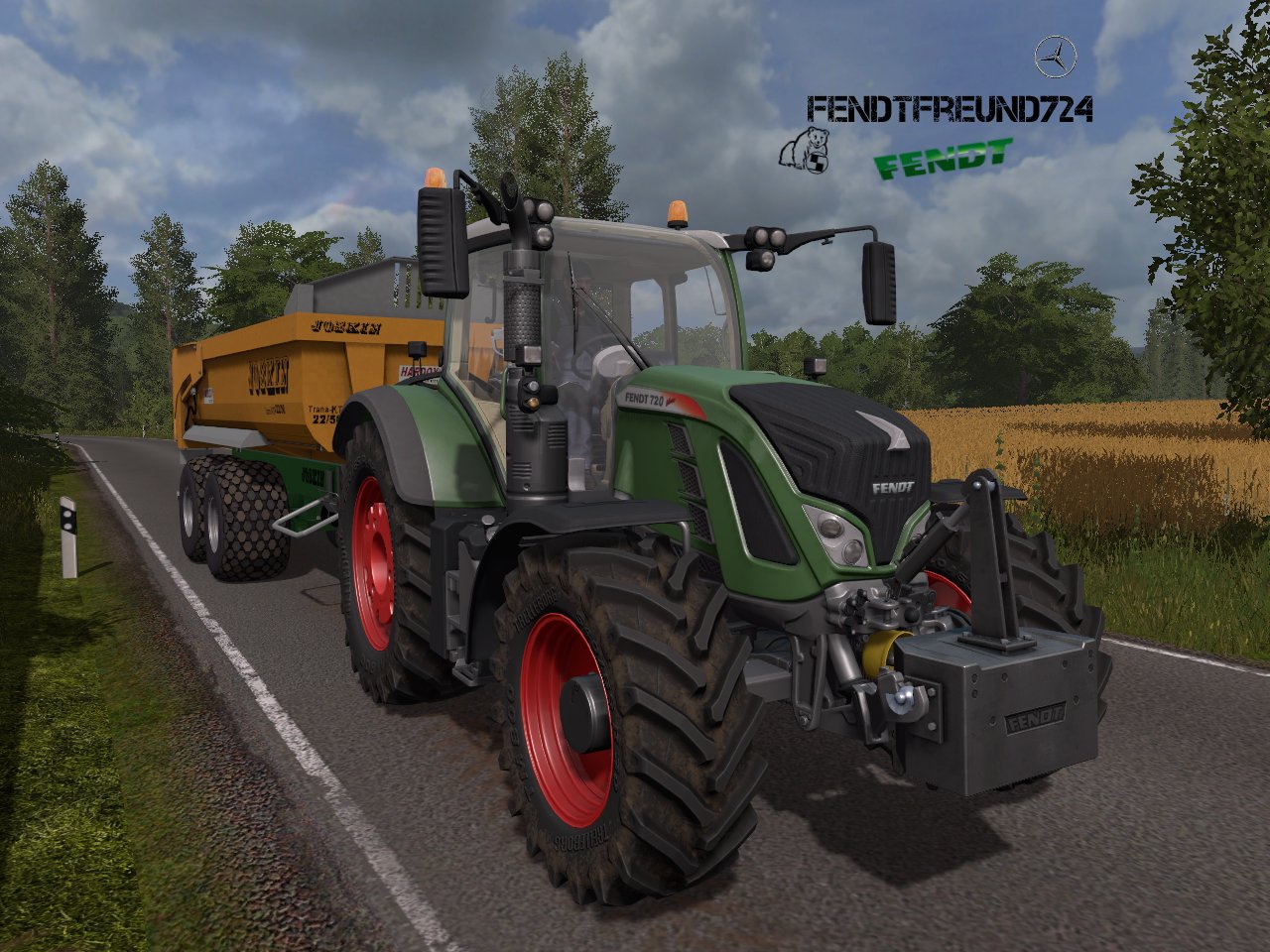 Auf zum Kiesfahren mit dem neuen 720er Vario. :D
