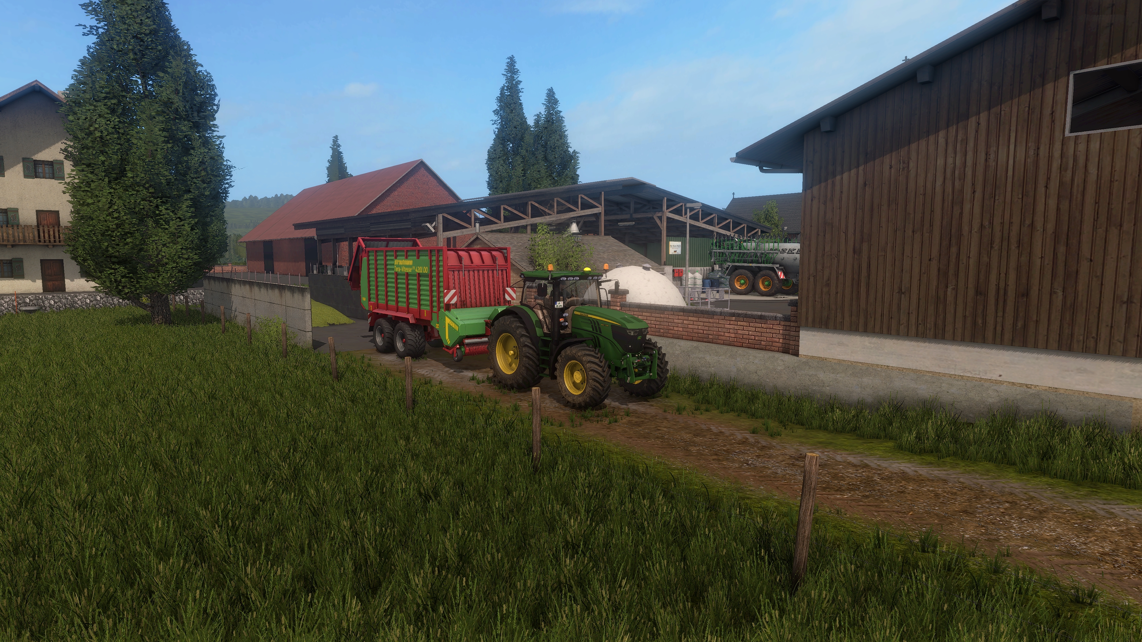 Grassilage mit John Deere Power