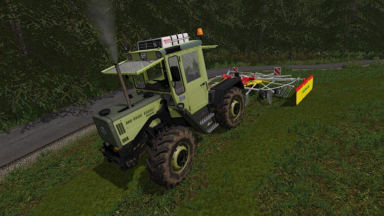 Schwaden mit dem Mb-Trac`s