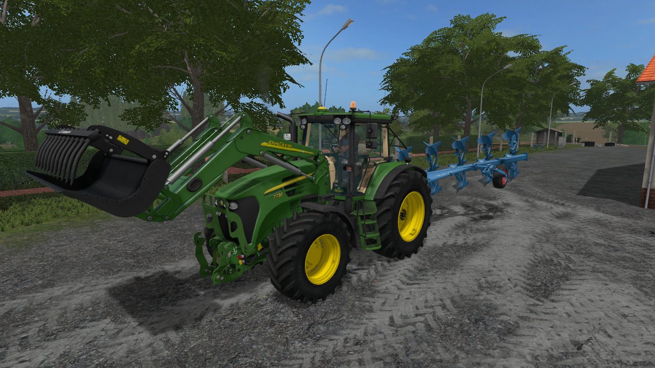 John Deere 7730 mit lemken Juwel 8