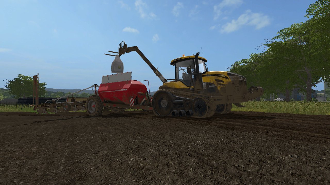 Mais legen mit Challenger Mt765C und Horsch Maestro