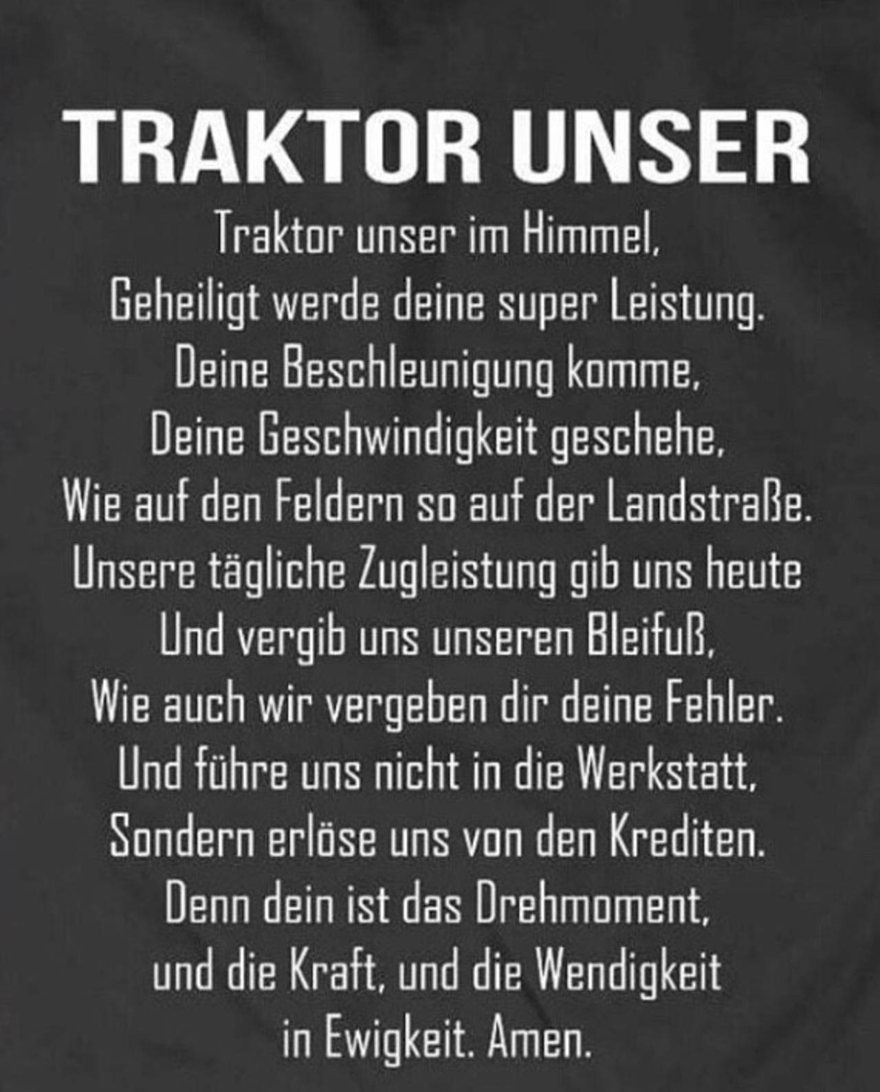 Vater unser mal anders