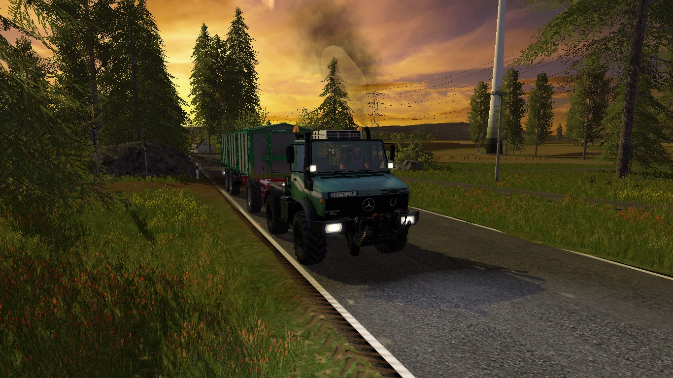 Getreide fahren