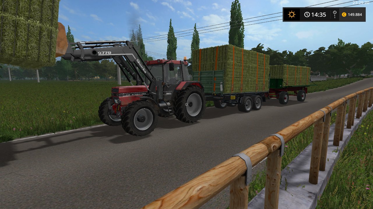 Case International 1056 XL Ballentransport
