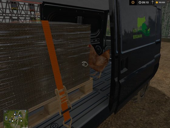 Was macht das Huhn da drin