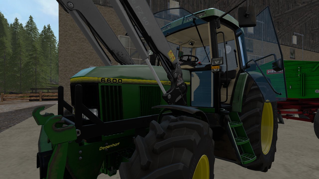 Neues decal am John Deere 6600