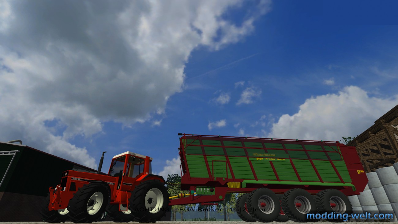 IHC 1255 xl mit Strautmann GT 5401