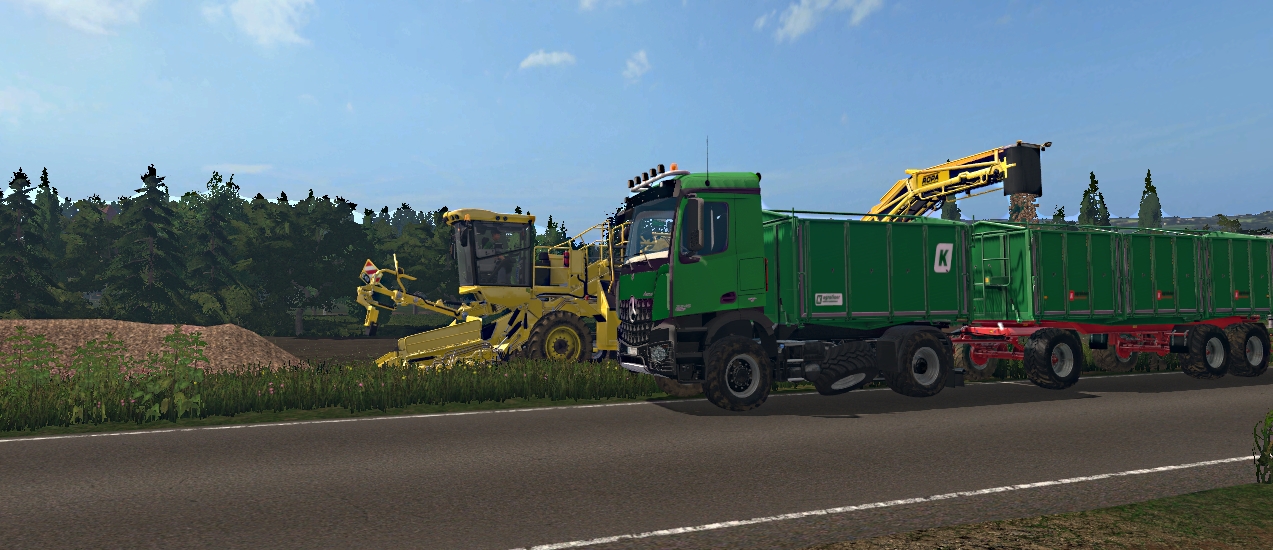 Rübenernte | Mercedes-Benz Arocs & Ropa Maus V