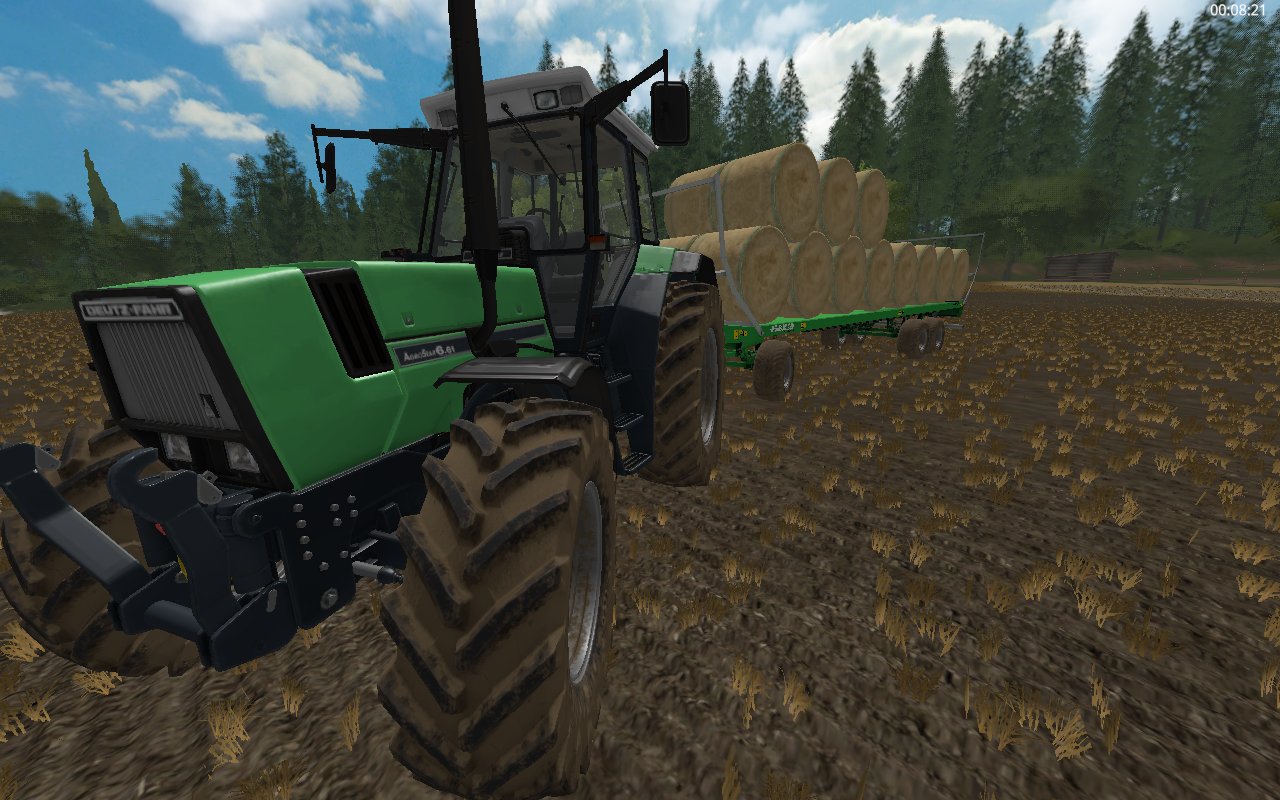 Deutz fährt Ballen
