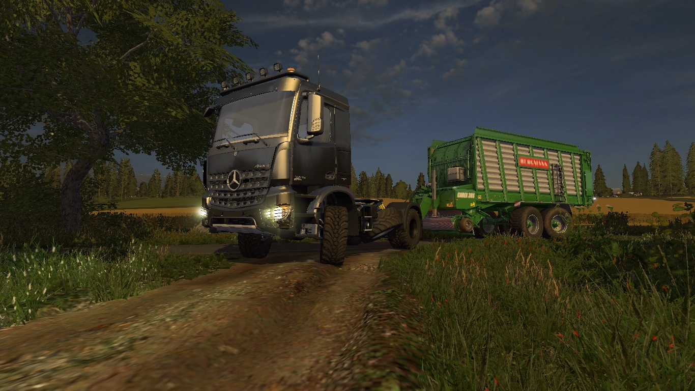 Am Gras einfahren..