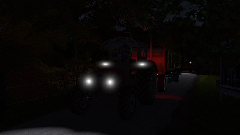 Nacht und nebelaktion vom Ballen heim fahren