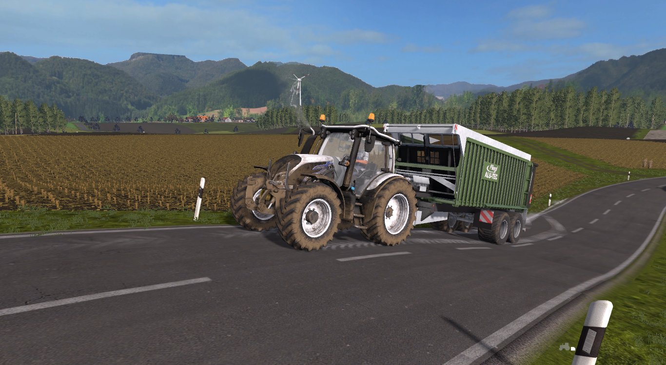 Mist zur BGA fahren mit dem Valtra