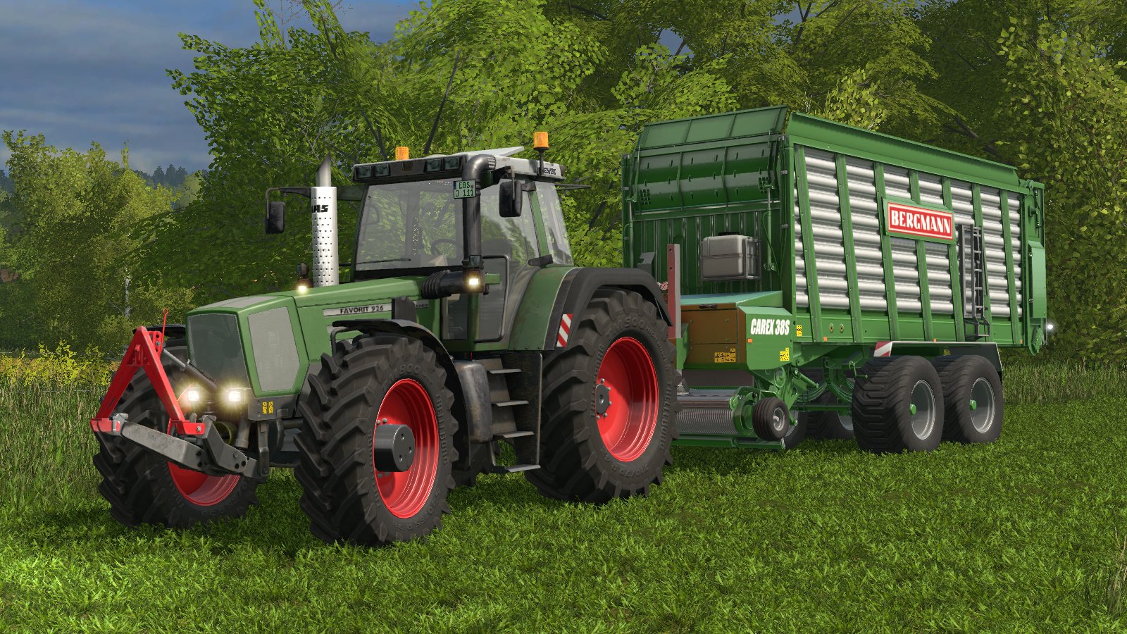 Gras sammeln
