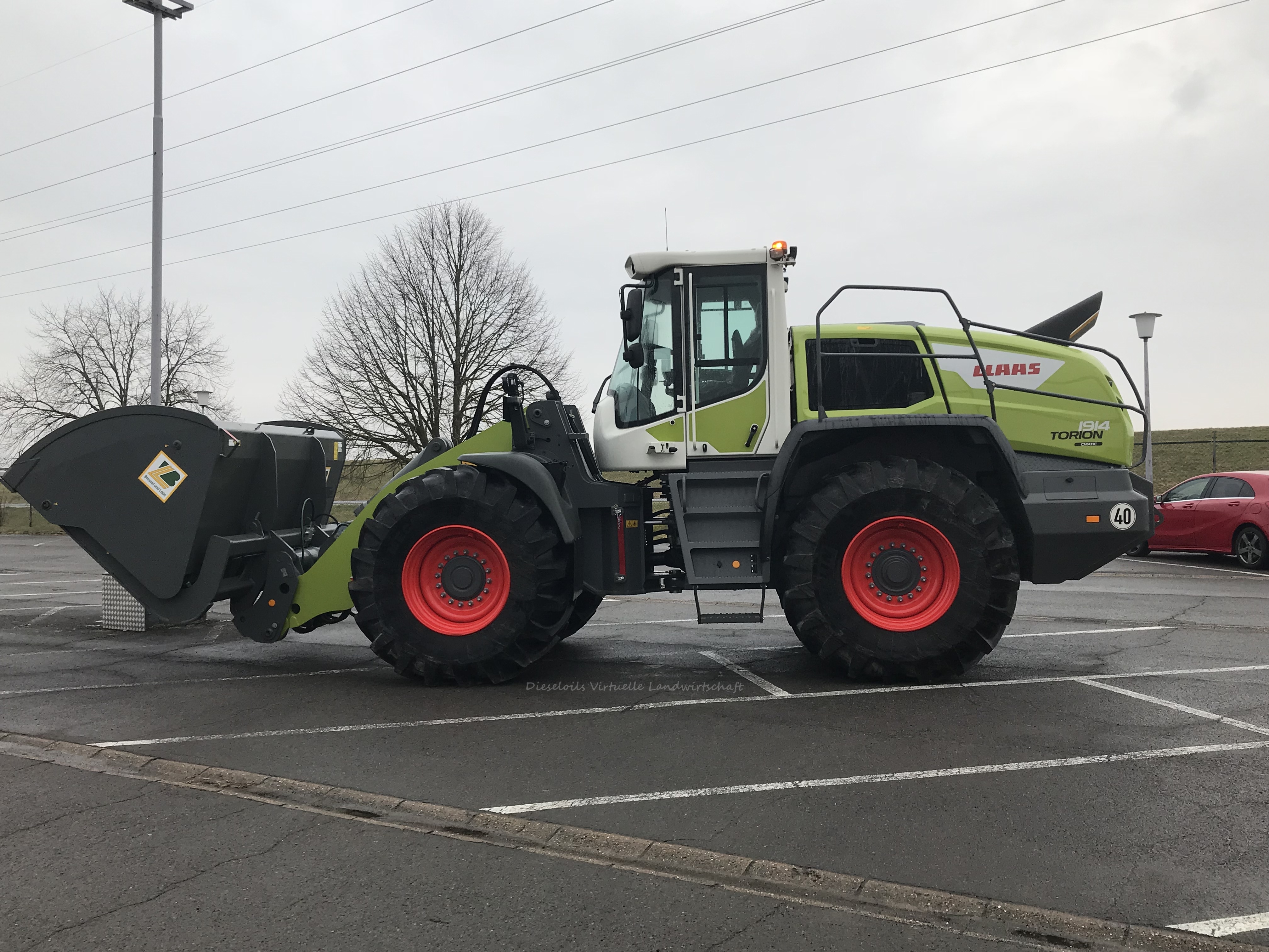 Heute in Luxembourg gesichtet "Auf Claas Fahre ich ab"