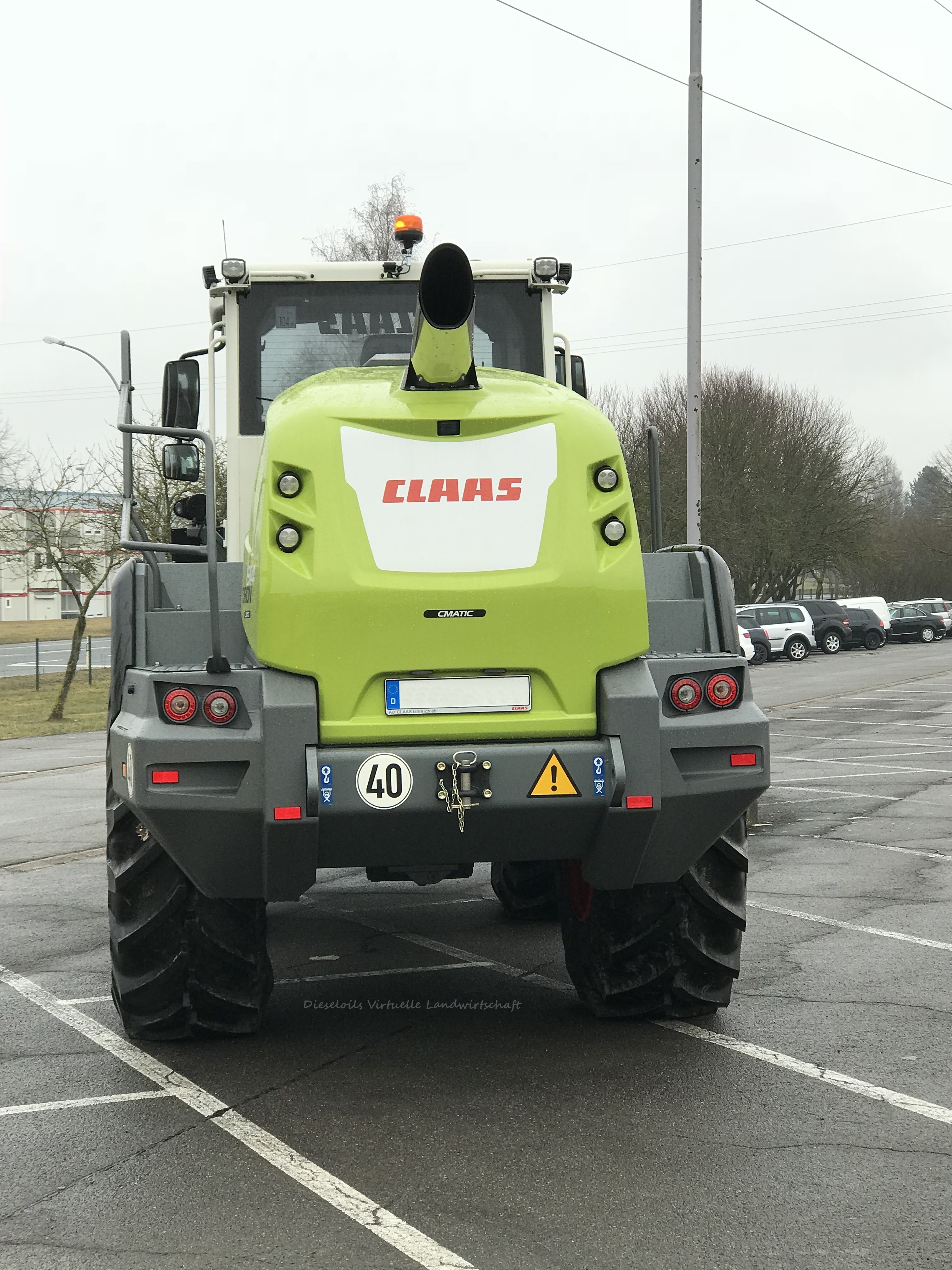 Heute in Luxembourg gesichtet "Auf Claas Fahre ich ab"
