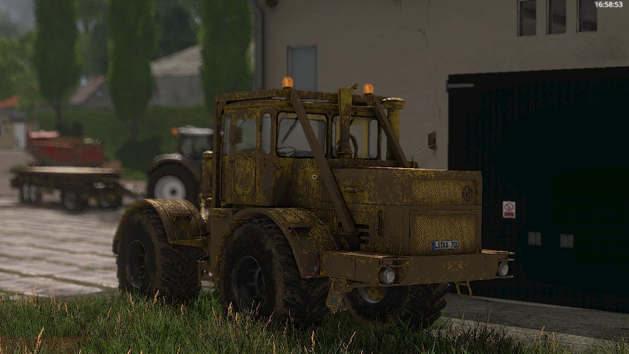 Kirovets nach getaner arbeit